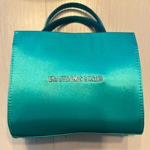 Brandon Blackwood New York-New End Systematic Racism Purse-Green-Authentic NWOT